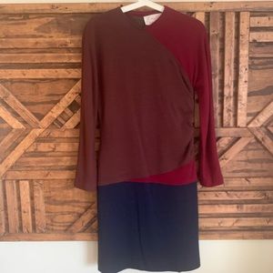 ✨Vintage OSCAR DE LA RENTA color block dress✨